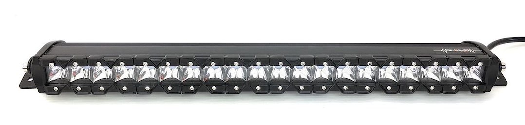 Quake LED Light Bar, Monolith Slim Series, 23 Inch Length, Cree Bulb, 100 Watt/ 8.3 Amp Draw, 30 Degree Super Spot Beam, 8400 Lumens – QUMS539