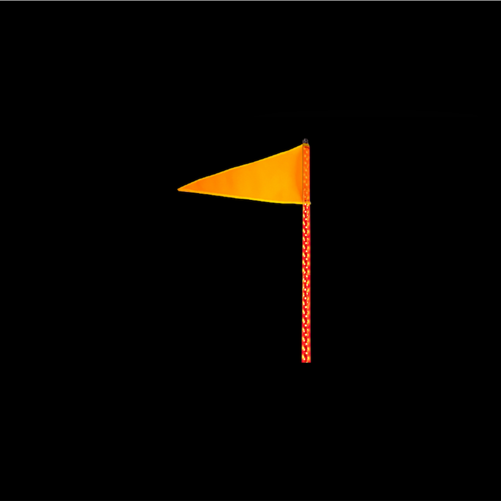 Quake LED Flagpole, 2 Foot Height, Fixed Height – QW825