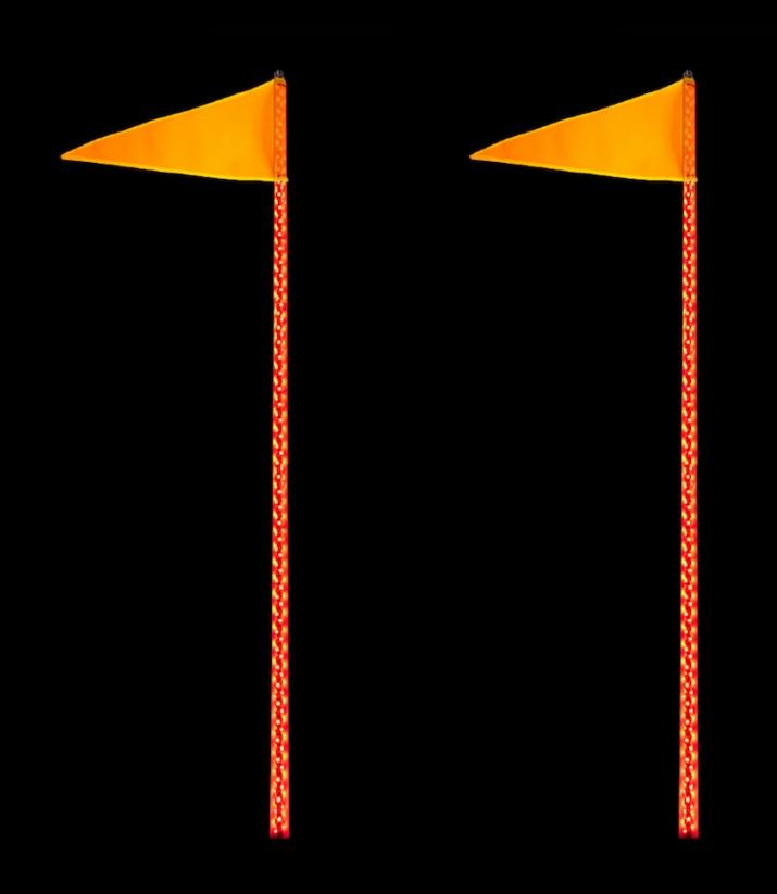 Quake LED Flagpole, 4 Foot Height, Fixed Height – QW826