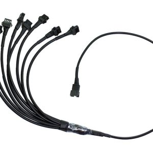 Quake LED Multi Purpose Light Controller Wiring Harness, For Use with Quake LED Accent Pods/ Accent Light Bars, 1 to 8 Splitter Wire – QW842
