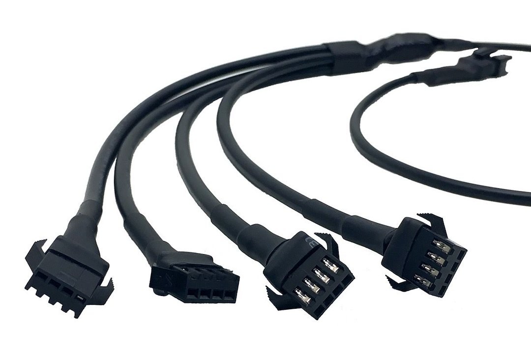 Quake LED Multi Purpose Light Controller Wiring Harness, For Use with Quake LED Accent Pods/ Accent Light Bars, 1 to 4 Splitter Wire – QW843