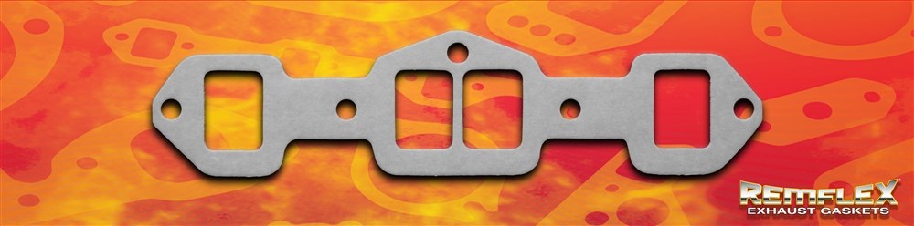 Remflex Exhaust Header Gasket, Flexible Graphite, Set of 2 – 11-001