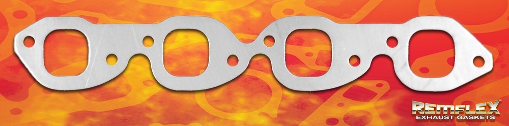 Remflex Exhaust Header Gasket, Flexible Graphite, Set of 2, 1-13/16 Inch X 1-7/8 Inch Square Port Size – 2003