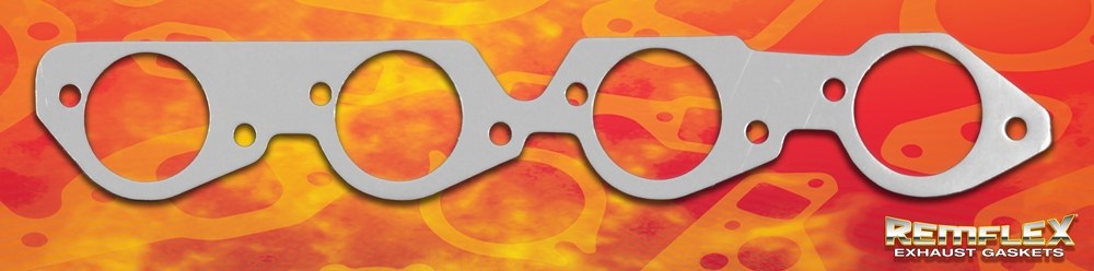 Remflex Exhaust Header Gasket, Flexible Graphite, Set of 2, 2-5/32 Inch Round Port Size – 2013