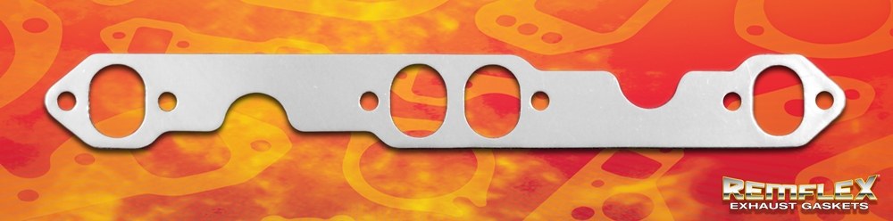 Remflex Exhaust Header Gasket, Flexible Graphite, Set of 2, 1-1/4 Inch X 1-5/8 Inch Oval Port Size – 2032