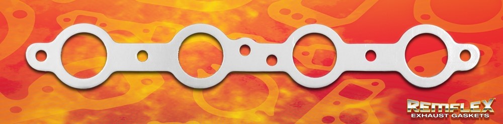Remflex Exhaust Header Gasket, Flexible Graphite, Set of 2, 1-3/4 Inch Round Port Size – 2049