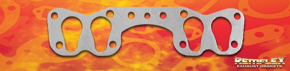 Remflex Exhaust Manifold Gasket, For Use with Toyota 2.4 Liter L4 Engine, Flexible Graphite, Set of 8 – 7010