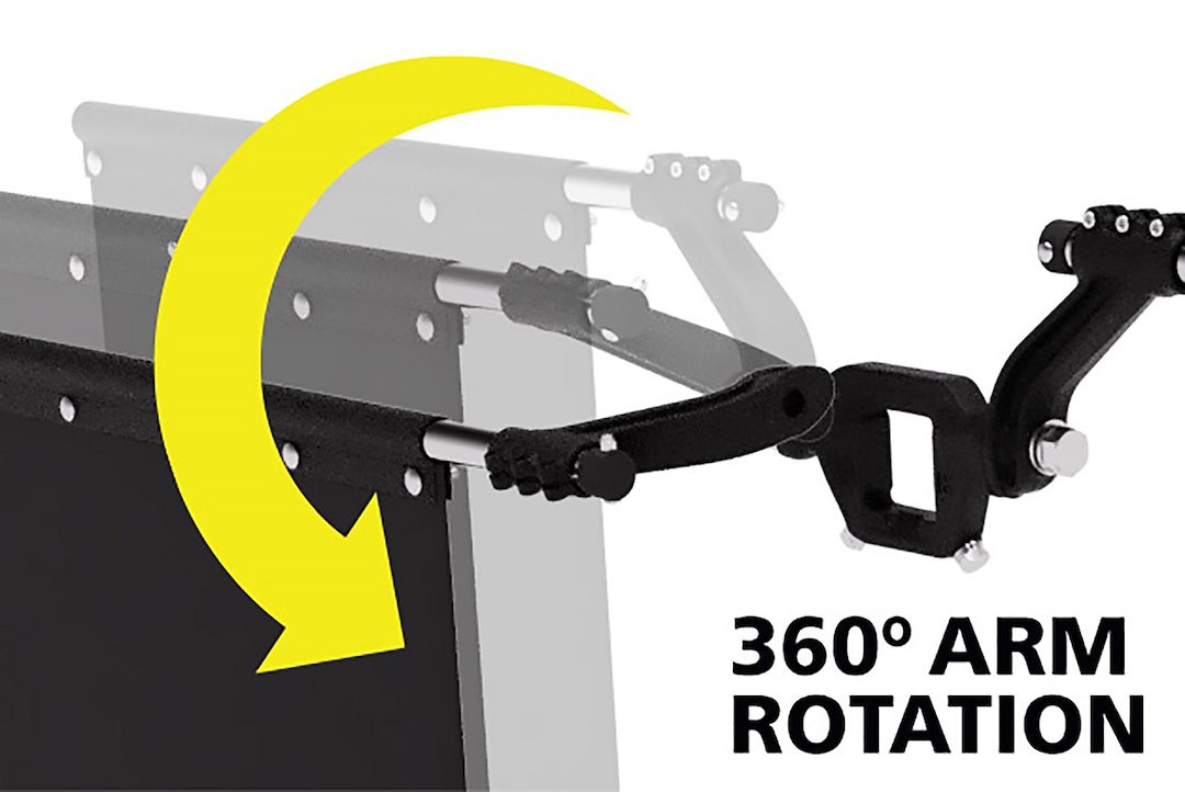 Rock Tamers Mud Flap, Cut-To-Fit 24 X 24 Inch, 2.5 Inch Receiver Mount System with 2 Mud Flaps, Flat, With Rock Tamers Logo – 00110