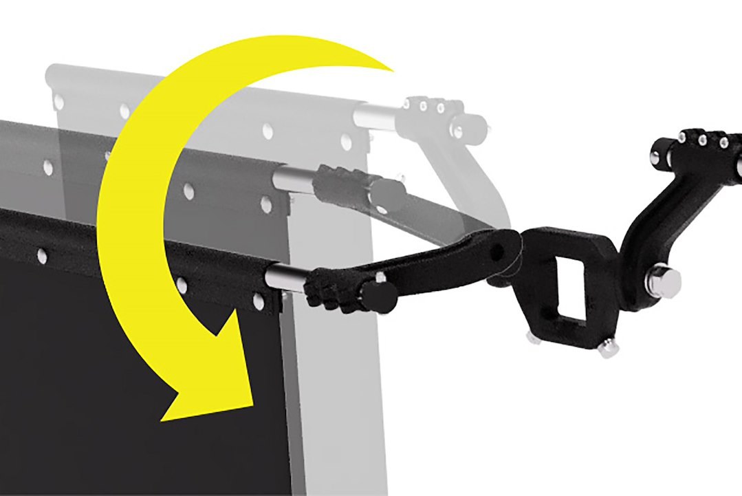 Rock Tamers Mud Flap, Cut-To-Fit 24 X 24 Inch, 3 Inch Receiver Mount System with 2 Mud Flaps, Flat, With Rock Tamers Logo, Matte Black – 00112