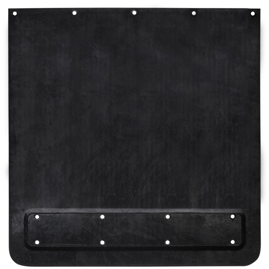 Rock Tamers Mud Flap, Replacement Mud Flap for 00110 and 00108, Cut-To-Fit 24 X 24 Inch, Flat, Matte Black Flap, Single – RT022