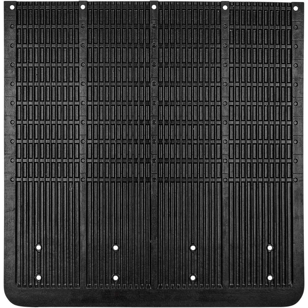 Rock Tamers Mud Flap, Replacement Mud Flap for 00110 and 00108, Cut-To-Fit 24 X 24 Inch, Flat, Matte Black Flap, Single – RT022