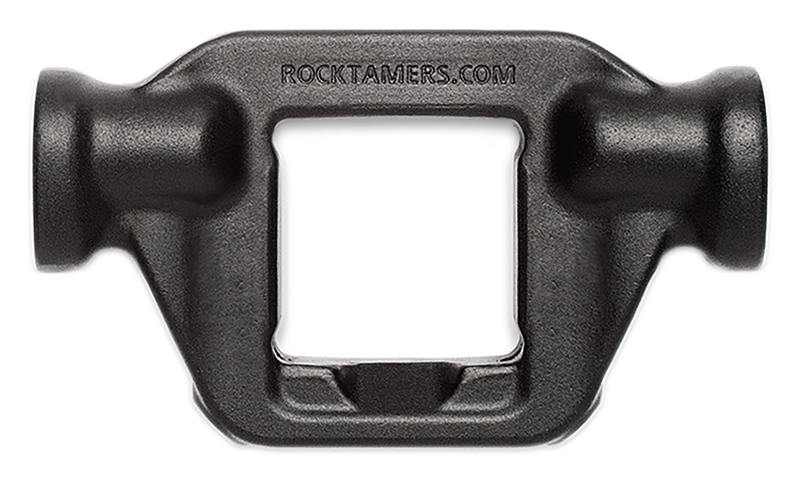 Rock Tamers Mud Flap Mounting Kit, For Rock Tamers Systems, 2 Inch Matte Black Forged Center Hub, Single – RT034