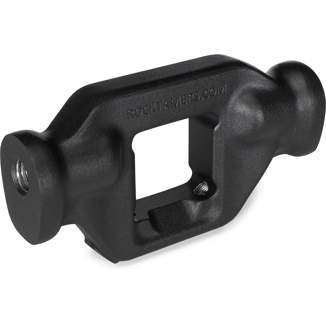 Rock Tamers Mud Flap Mounting Kit, For Rock Tamers Systems, 2 Inch Matte Black Forged Center Hub, Single – RT034