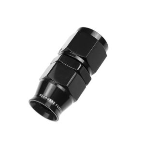 Redhorse Performance Hose End Fitting, 1200 Series, -8 AN Hose, -8 AN Outlet, Straight, PTFE, Reusable, Anodized, Black, Aluminum, Single – 1200-08-2