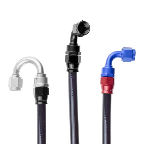 Redhorse Performance Fuel Line, 302 Series, For Use with Rdh 1200 Series Re-Usable Hose End Fittings, 20 Foot Length, -6 AN Hose, Black – 302-06-20