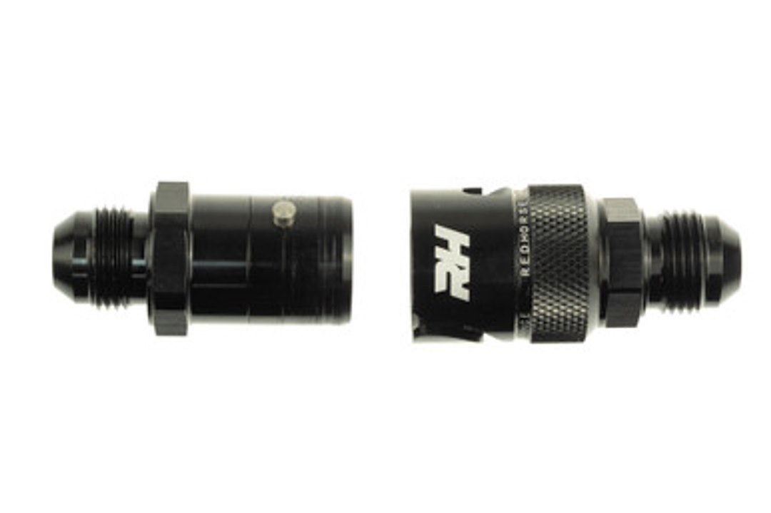 Redhorse Performance Adapter Fitting, -3 Dry Break Quick Release Adapter, Black – 4155-03-2