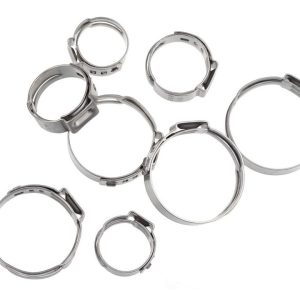 Redhorse Performance Hose End Fitting Clamp, -6 AN, Stainless Steel, Set of 2 – 420-06