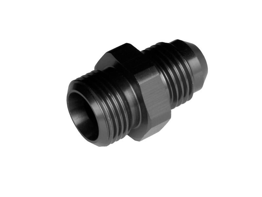 Redhorse Performance Carburetor Fuel Inlet Fitting, 5015 Series, For Use with Singleinlet Carburetor, -06 AN, 9/16-24 Thread Size, Red – 5015-06-2