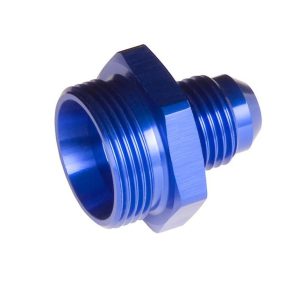 Redhorse Performance Carburetor Fuel Inlet Fitting, 5040 Series, For Use with Dual Feed Holley Carburetor, -08 AN, 7/8-20 Thread Size, Blue – 8/1/5040