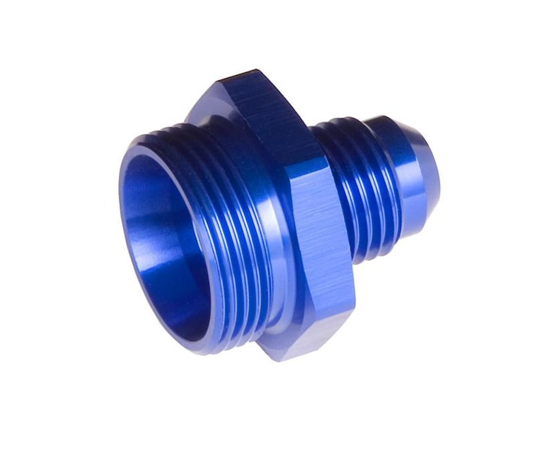Redhorse Performance Carburetor Fuel Inlet Fitting, 5040 Series, For Use with Dual Feed Holley Carburetor, -08 AN, 7/8-20 Thread Size, Blue – 8/1/5040