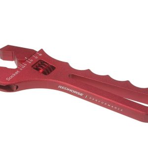 Redhorse Performance AN Fitting Wrench, Adjustable -3AN to -16AN, Anodized, Aluminum, Red, Single – 5316-3