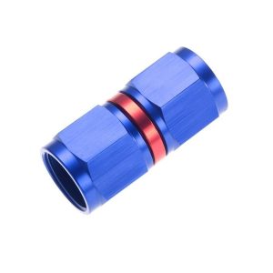 Redhorse Performance Coupler Fitting, 8100 Series, -4 AN Female, Straight, Without O-Ring, Aluminum, Blue, Single – 8100-04-1