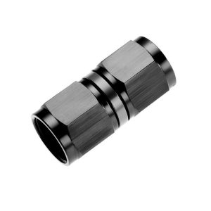 Redhorse Performance Coupler Fitting, 8100 Series, -12 AN Female, Straight, Without O-Ring, Aluminum, Black, Single – 8100-12-2
