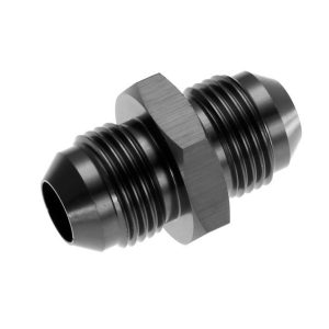 Redhorse Performance Coupler Fitting, 815 Series, -04 AN Male, Union Straight, Without O-Ring, Aluminum, Black, Single – 815-04-2