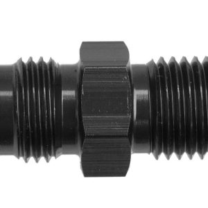 Redhorse Performance Adapter Fitting, 8161 Series, -6 AN to 12 Millimeter X 1.50, Anodized, Black, Aluminum, Single – 8161-06-12-2