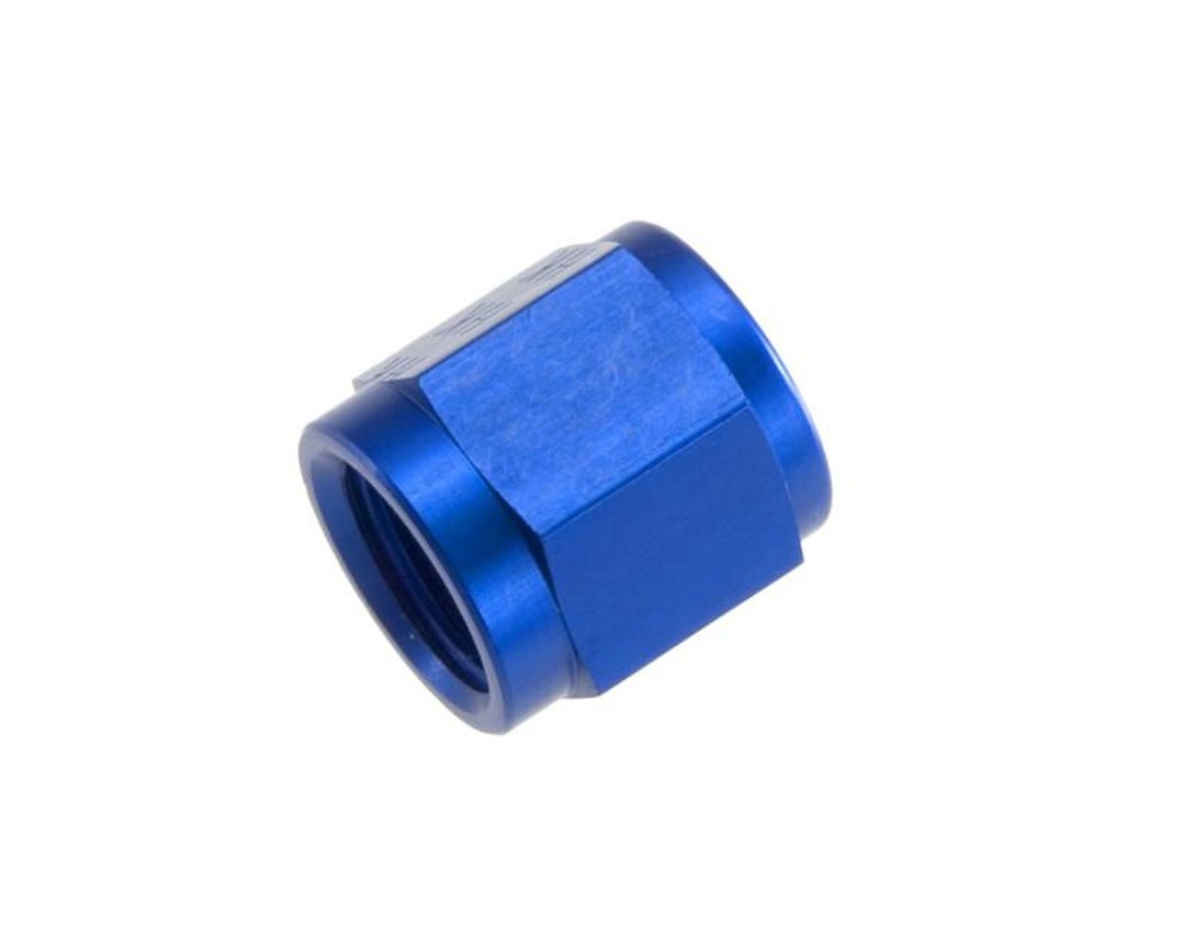 Redhorse Performance Tube End Fitting Nut, 818 Series, -3 AN Hose End to 3/16 Inch Line, Blue, Aluminum, Set of 6 – 818-03-1