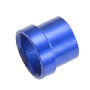 Redhorse Performance Tube End Fitting Sleeve, 819 Series, -3 AN, Blue, Aluminum, Set of 6 – 819-03-1