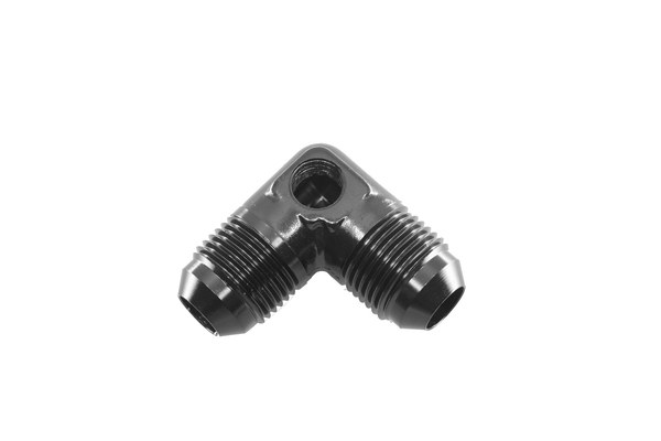 Redhorse Performance Adapter Fitting, -08 AN Male 90 Degree Adapter with 1/8 Inch NPT Port, Black – 8218-08-2