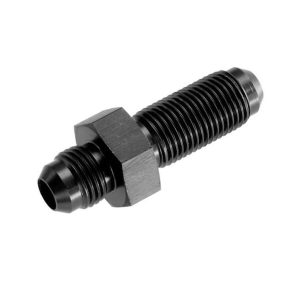 Redhorse Performance Coupler Fitting, 832 Series, -08 AN Male, Straight, Without O-Ring, Aluminum, Black, Single – 832-08-2