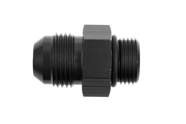 Redhorse Performance Adapter Fitting, -06 AN Male to -12 O-Ring Port Adapter, High Flow Radius ORB, Black – 920-06-12-2