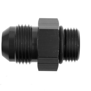 Redhorse Performance Adapter Fitting, 920 Series, -8 AN Male to -8 AN, Anodized, Black, Aluminum, Single – 920-08-08-2