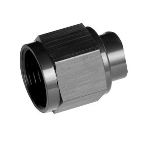 Redhorse Performance Fitting Plug/ Fitting Cap, 929 Series, -08 AN Threaded Cap, Anodized, Black, Aluminum, Single – 929-08-2