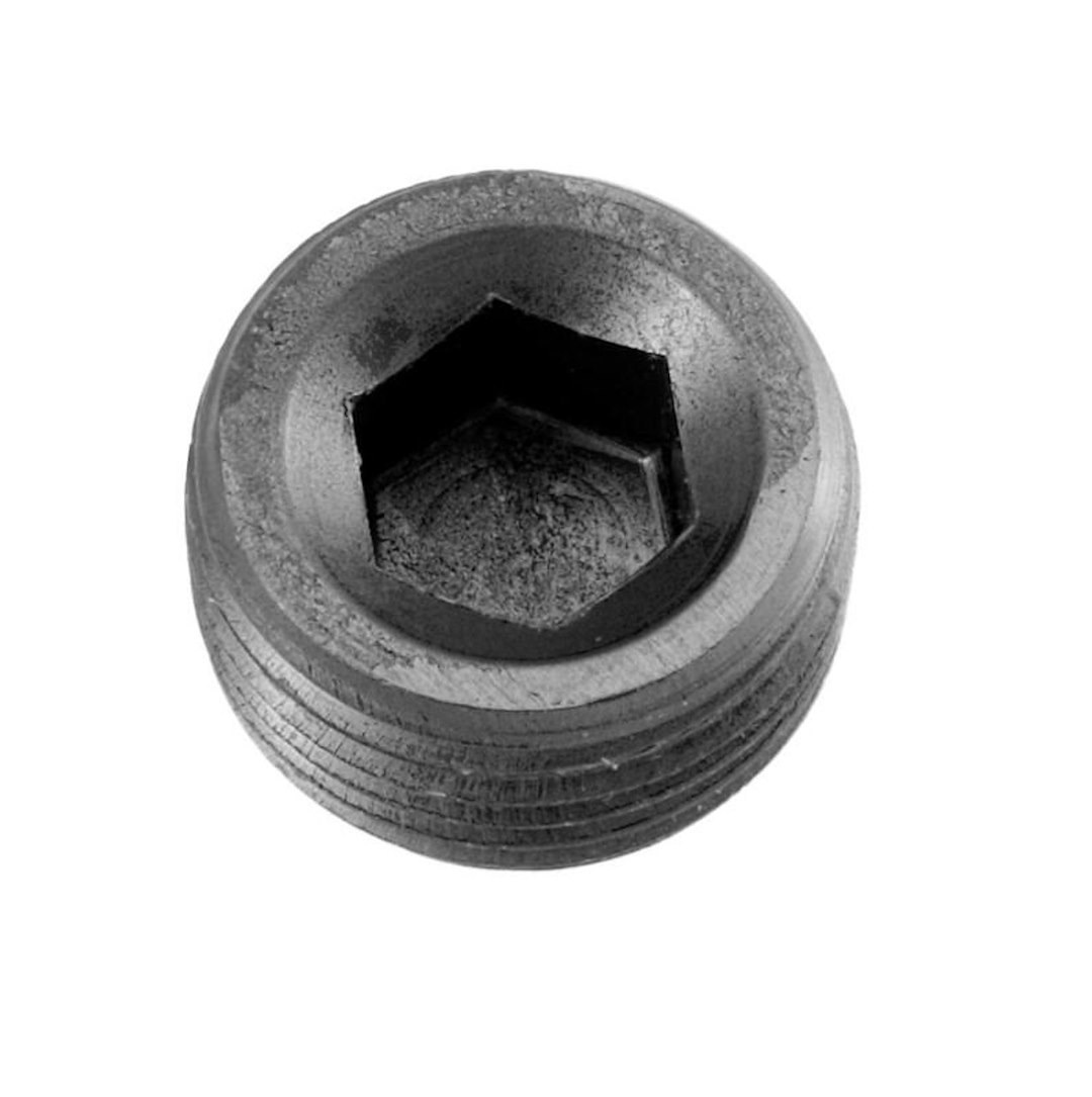 Redhorse Performance Pipe Plug Fitting, 932 Series, 3/8 Inch Pipe Thread Size, Anodized, Black, Set of 2 – 932-06-2