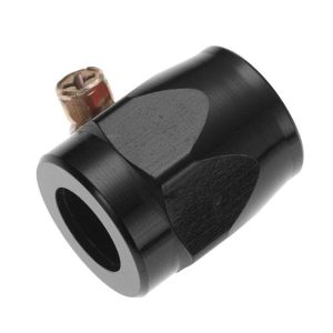 Redhorse Performance Hose End Fitting Clamp, 993 Series, -06 AN, For Use with 3/8 Inch Hose, Anodized, Black, Aluminum, Single – 993-06-2
