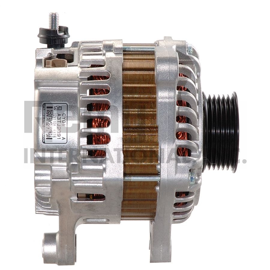 Remy Alternator/ Generator, Premium Remanufactured, 8 Millimeter X 1.25 Positive Battery Output Terminal, Internal Fan, Model MIIIA38G – 12838