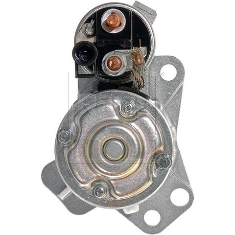 Remy Starter, Premium Remanufactured, 8 Millimeter X 1.25 Battery Post, Model MIPGM02, Flange Mount, Without Over Crank Protection – 16078