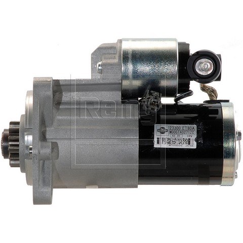 Remy Starter, Premium Remanufactured, 8 Millimeter X 1.25 Battery Post, Model MIPGM02, Flange Mount, Without Over Crank Protection – 16085