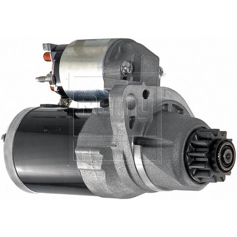 Remy Starter, Premium Remanufactured, 8 Millimeter X 1.25 Battery Post, Model MIPGM01, Flange Mount, Without Over Crank Protection – 16086