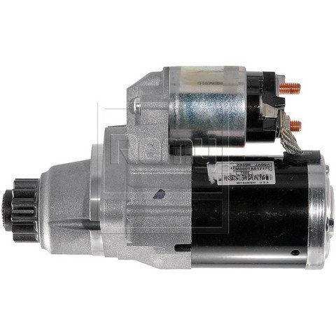 Remy Starter, Premium Remanufactured, 8 Millimeter X 1.25 Battery Post, Model MIPGM01, Flange Mount, Without Over Crank Protection – 16086
