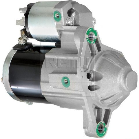 Remy Starter, Premium Remanufactured, 8 Millimeter X 1.25 Battery Post, Model MIPGM02, Flange Mount, Without Over Crank Protection – 16374