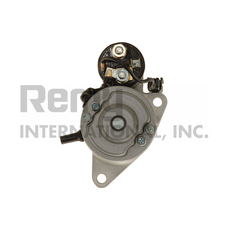 Remy Starter, Premium Remanufactured, 8 Millimeter X 1.25 Battery Post, Model MIPGM12, Flange Mount, Without Over Crank Protection – 17167