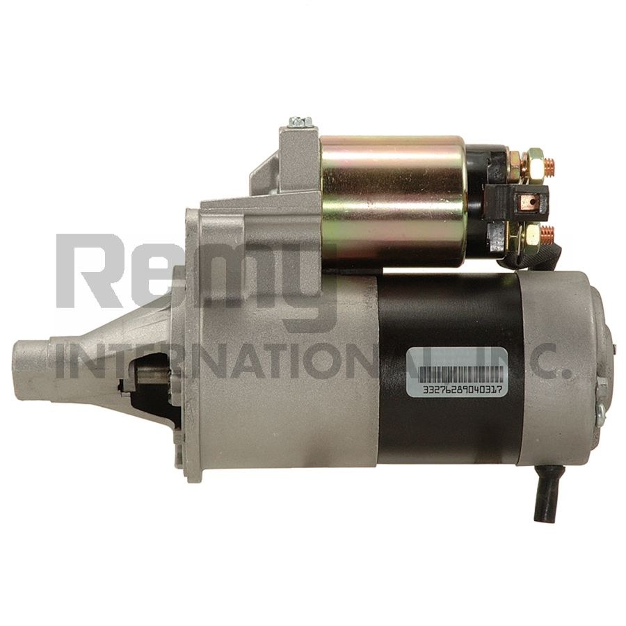 Remy Starter, Premium Remanufactured, 8 Millimeter X 1.25 Battery Post, Model MIPGM12, Flange Mount, Without Over Crank Protection – 17276