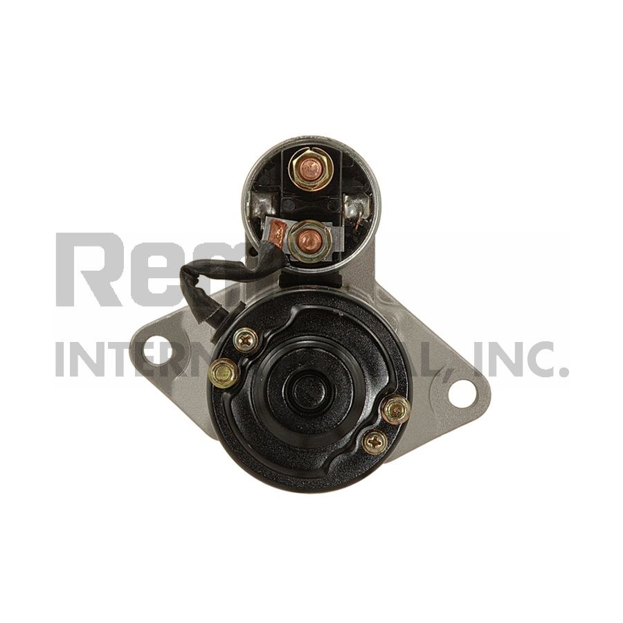 Remy Starter, Premium Remanufactured, 8 Millimeter X 1.25 Battery Post, Model MIPGM02, Flange Mount, Without Over Crank Protection – 17290