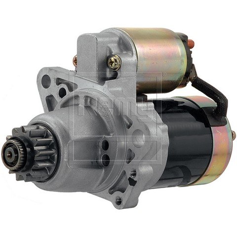 Remy Starter, Premium Remanufactured, 8 Millimeter X 1.25 Battery Post, Model MIPGM01, Flange Mount, Without Over Crank Protection – 17331