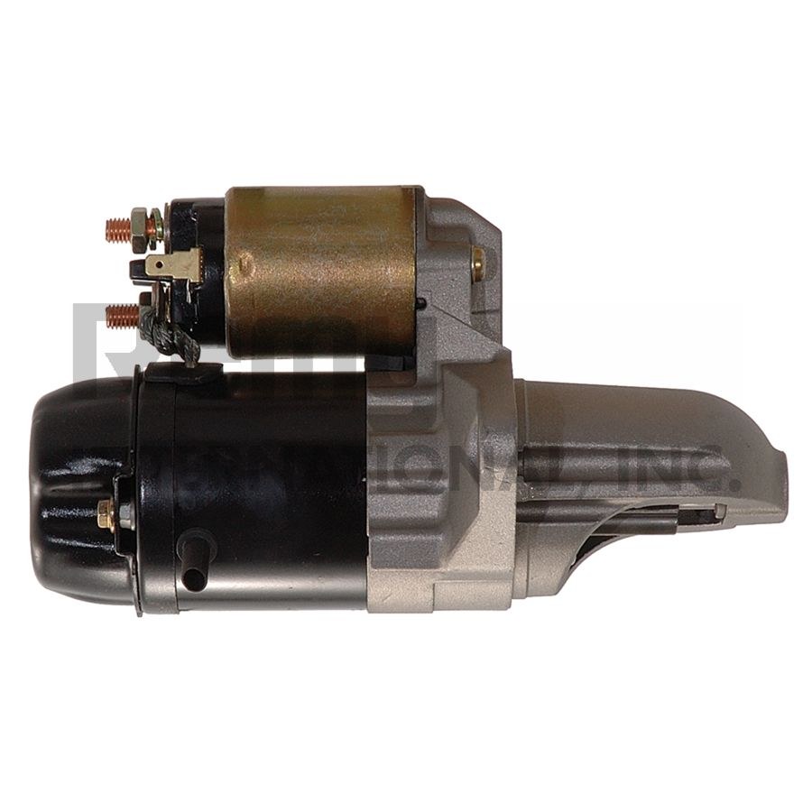Remy Starter, Premium Remanufactured, 8 Millimeter X 1.25 Battery Post, Model MIPGM02, Flange Mount, Without Over Crank Protection – 17377