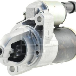 Remy Starter, Premium Remanufactured, 8 Millimeter X 1.25 Battery Post, Model MIPGM02, Flange Mount, Without Over Crank Protection – 17387